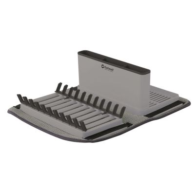 Outwell Dunton Foldable Dish Rack w/Sponge Drain