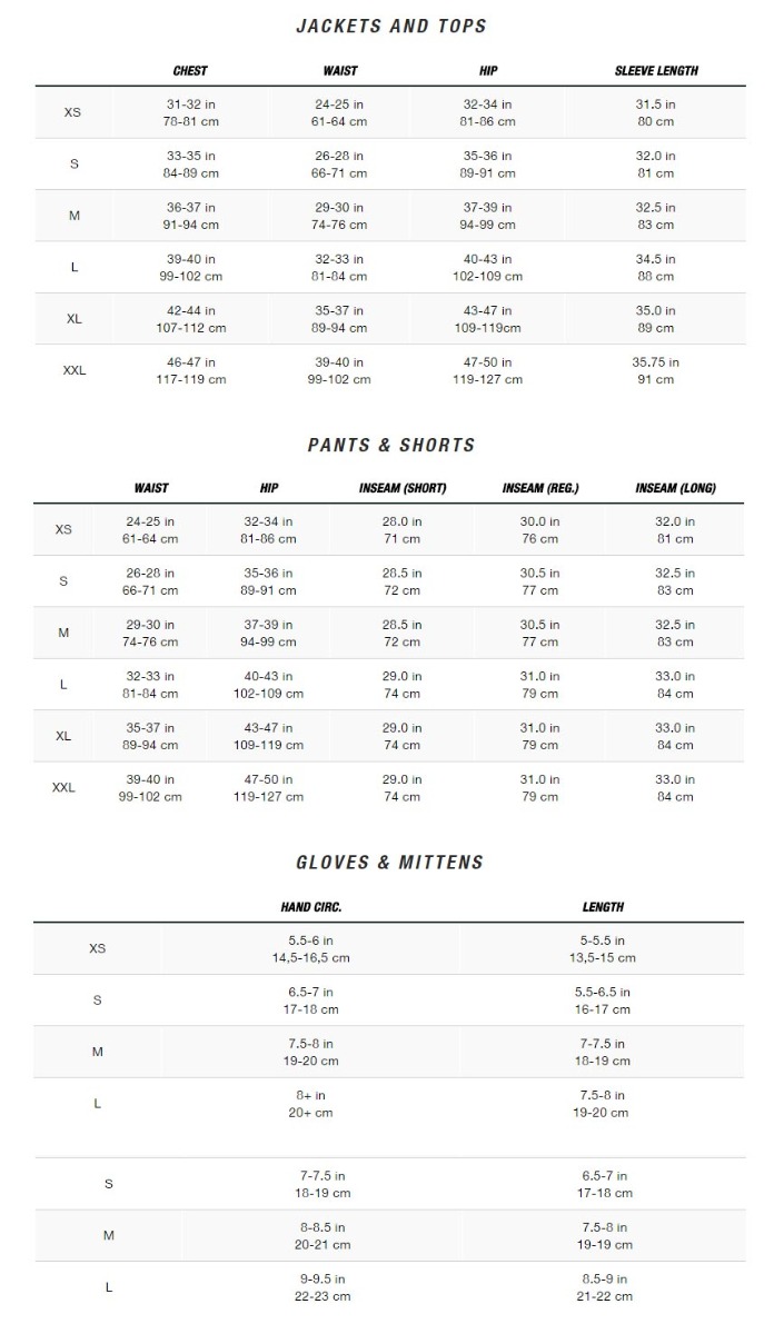 North Square womens sizes